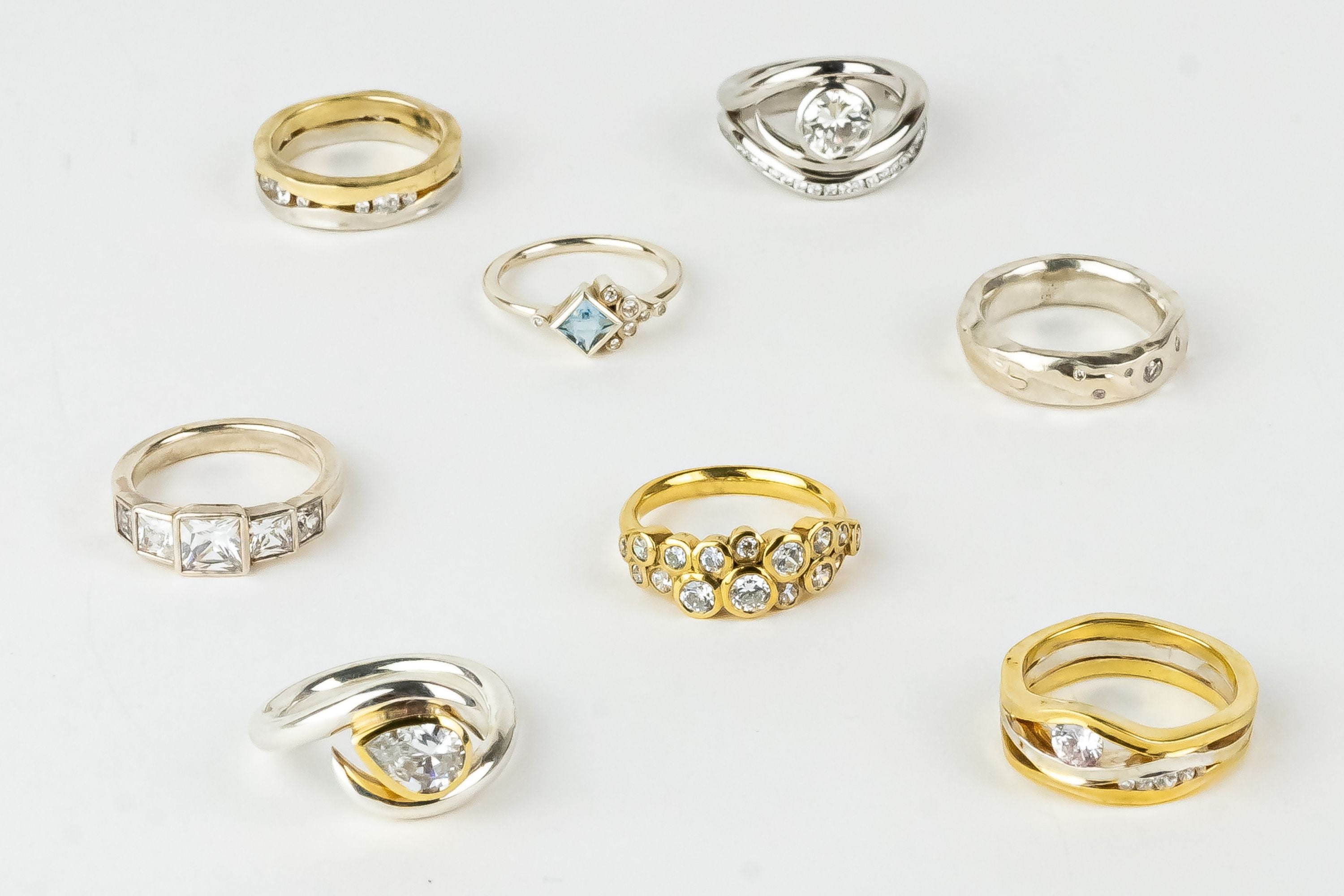 A selection of rings from pruden and smith