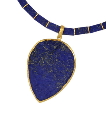 Extra Large Lapis Lazuli Pendant  Pruden and Smith   