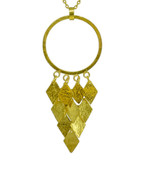 Marwar Ring and Tassle Pendant Silver or Vermeil Pendant Pruden and Smith   