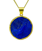 Round Lapis Lazuli Pendant Pendant Pruden and Smith   