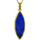 Lapis Lazuli Marquise Pendant Pendant Pruden and Smith   