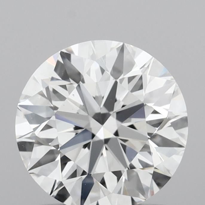 1.04ct Round Lab-Grown Diamond — for Vintage Diamond Trilogy Engagement Ring
