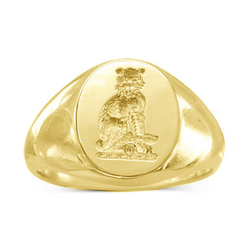 Seal Engraved Gold Signet Ring Ring Pruden and Smith   