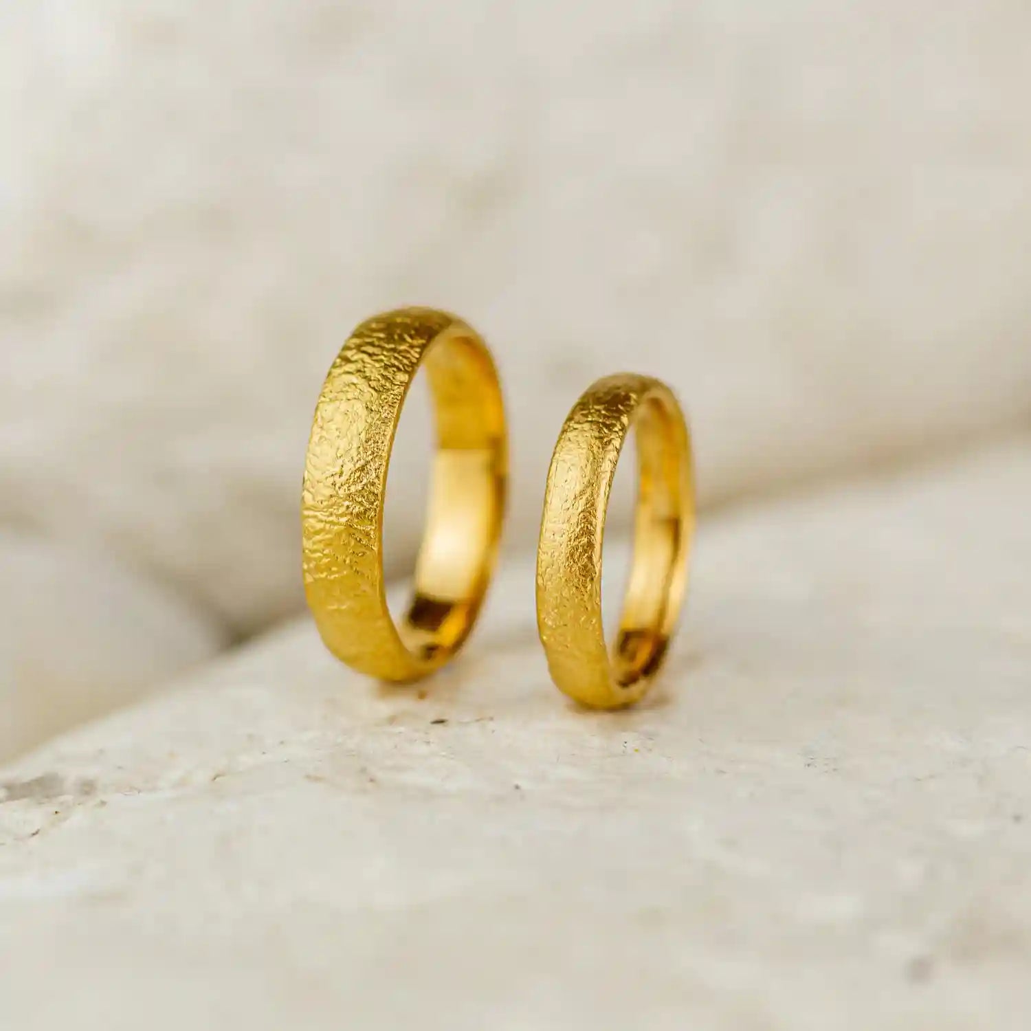 Two gold rings