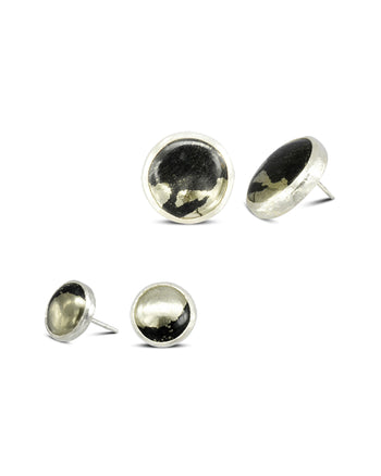 Apache Gold and Silver Stud Earrings Earring Pruden and Smith   