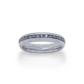Gemstone Eternity Ring Ring Pruden and Smith Platinum Sapphire (Pink) 