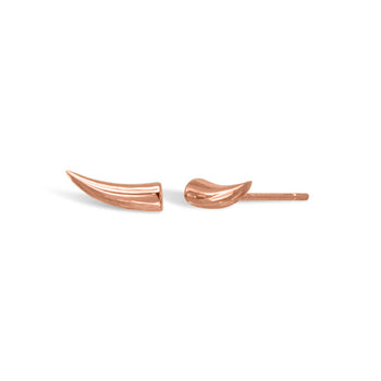Spiky Gold Stud Earrings Earring Pruden and Smith 9ct Rose Gold  