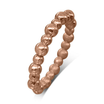 Variegated Gold Nugget Ring Ring Pruden and Smith 18ct Rose Gold  
