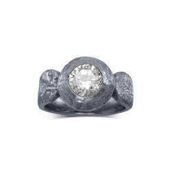 Nugget Diamond Gold Unusual Ring (1ct) Ring Pruden and Smith Platinum  