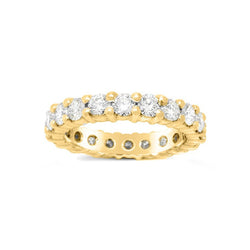Claw Set Full Eternity Ring (2ct) Ring Pruden and Smith   