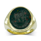 Seal Engraved Bloodstone Signet Ring Ring Pruden and Smith   