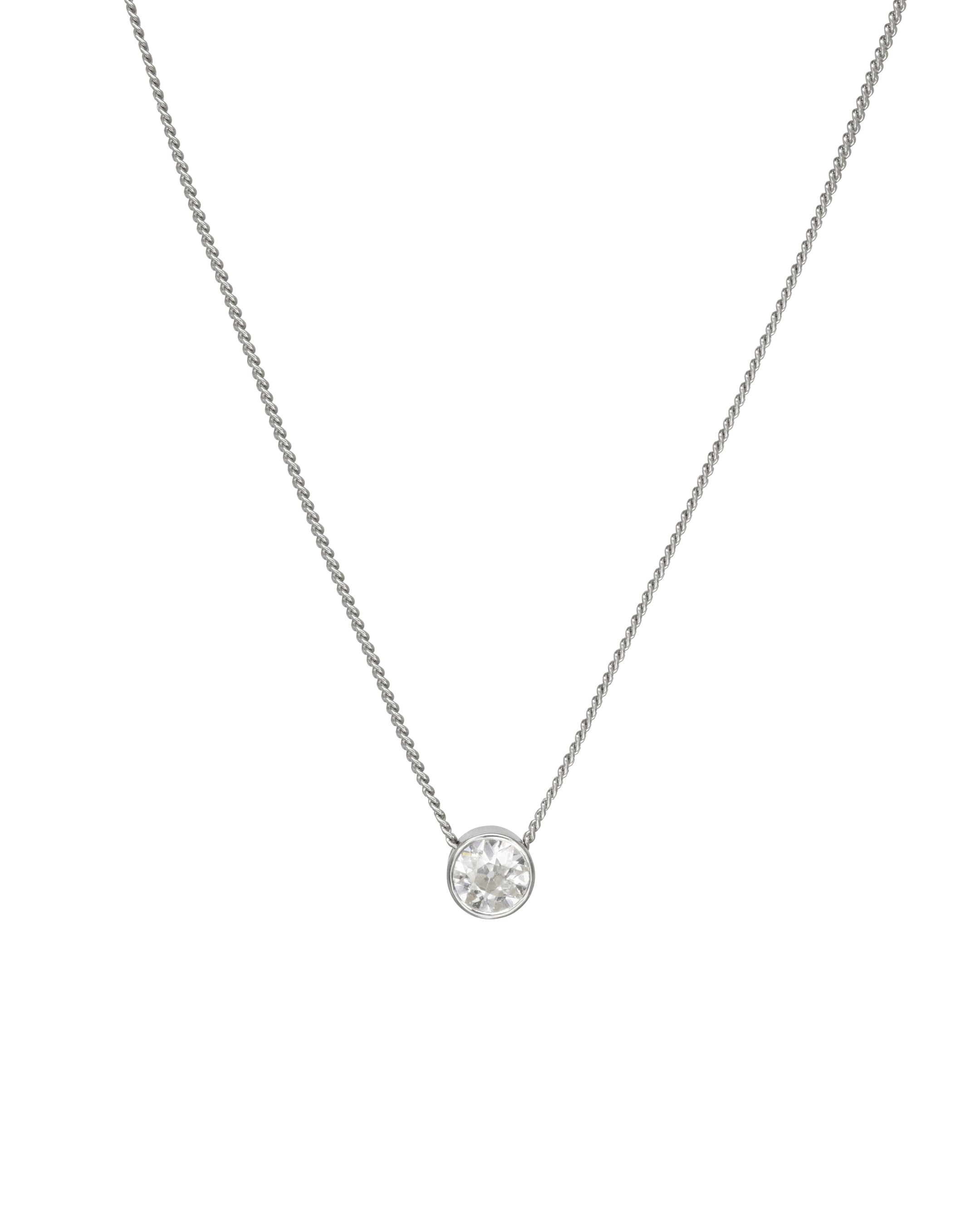 Slider Simple Diamond Pendant Pendant Pruden and Smith