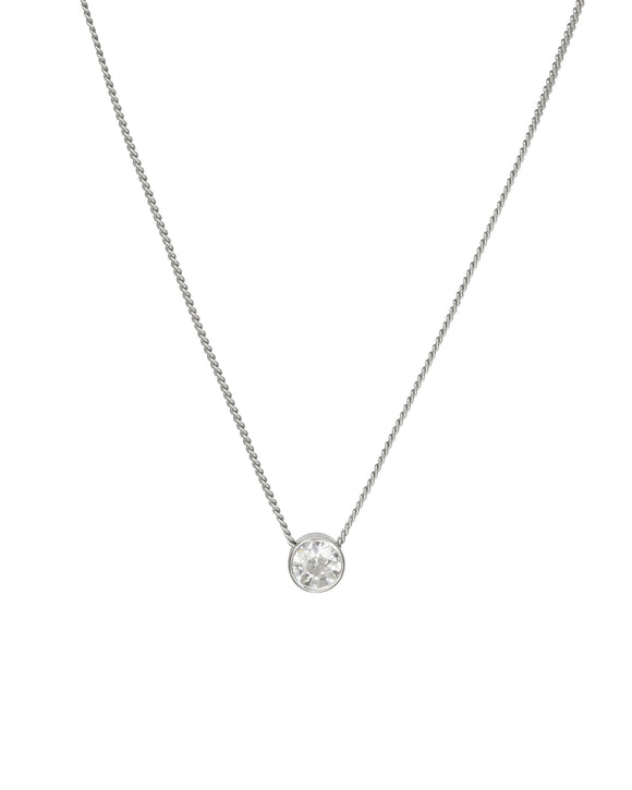 Slider Simple Diamond Pendant Pendant Pruden and Smith