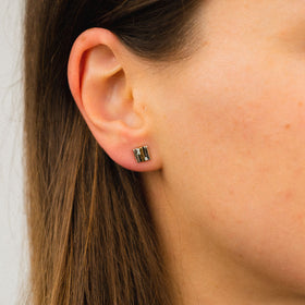 Tiny Diamond Trap Earstuds Earring Pruden and Smith   