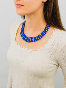 Lapis Lazuli Tab Necklace Necklace Pruden and Smith   
