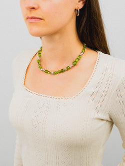 Pebble Peridot Necklace Necklace Pruden and Smith   