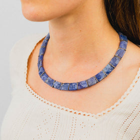 Tanzanite Collar Necklace Necklace Pruden and Smith   