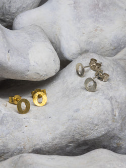 O Earstuds - Vermeil or Silver  Pruden and Smith   
