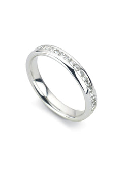 Court Princess Cut Diamond Eternity Ring Ring Pruden and Smith   