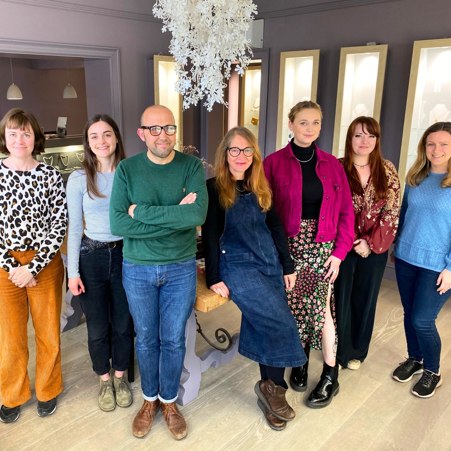 The Pruden and Smith team in their gallery