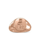 9ct Rose Gold Signet Ring Ring Pruden and Smith   