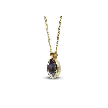Acorn Solid 9ct Gold Gemstone Pendant  Pruden and Smith   