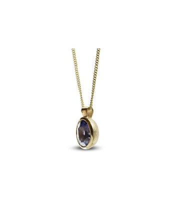 Acorn Solid 9ct Gold Gemstone Pendant Pendant Pruden and Smith   