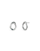 Solid Silver Loop Earstuds Earstuds Pruden and Smith   