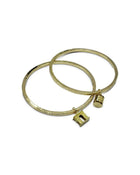 Vintage Charms 9ct Solid Gold Bangle Bangle Pruden and Smith   