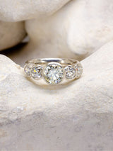 Trilogy unusual engagement ring