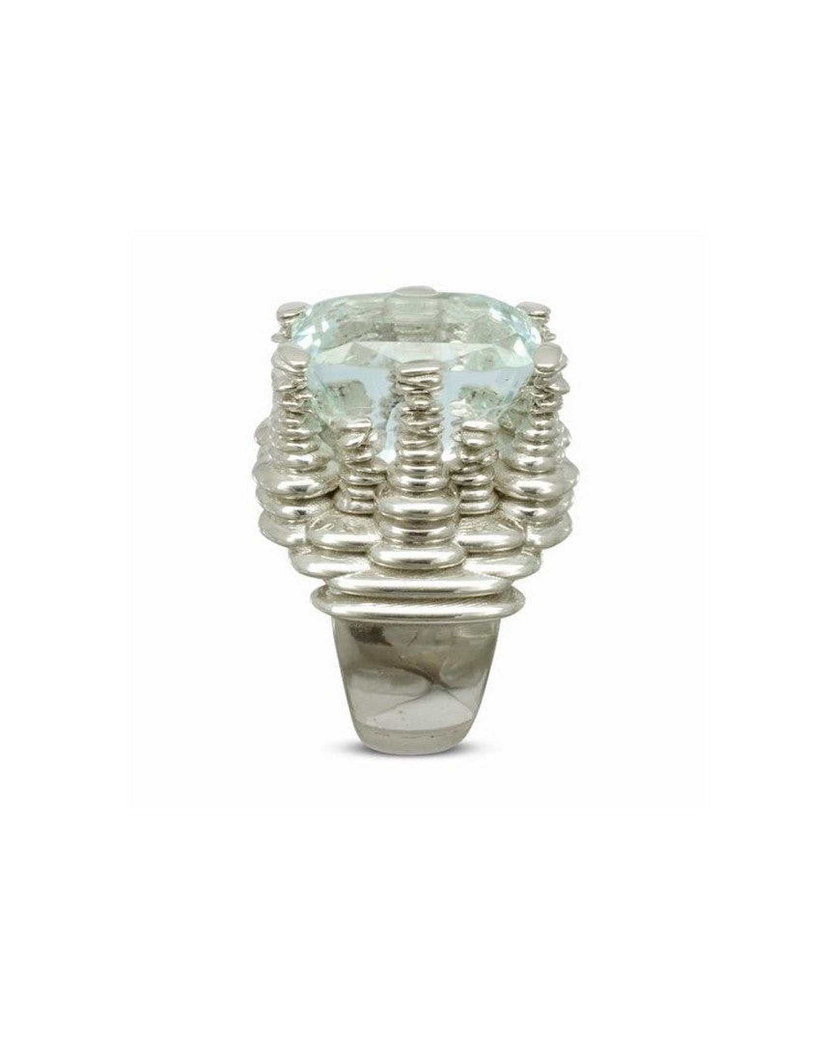 Bespoke Cairn Aquamarine Dress Ring Ring Pruden and Smith
