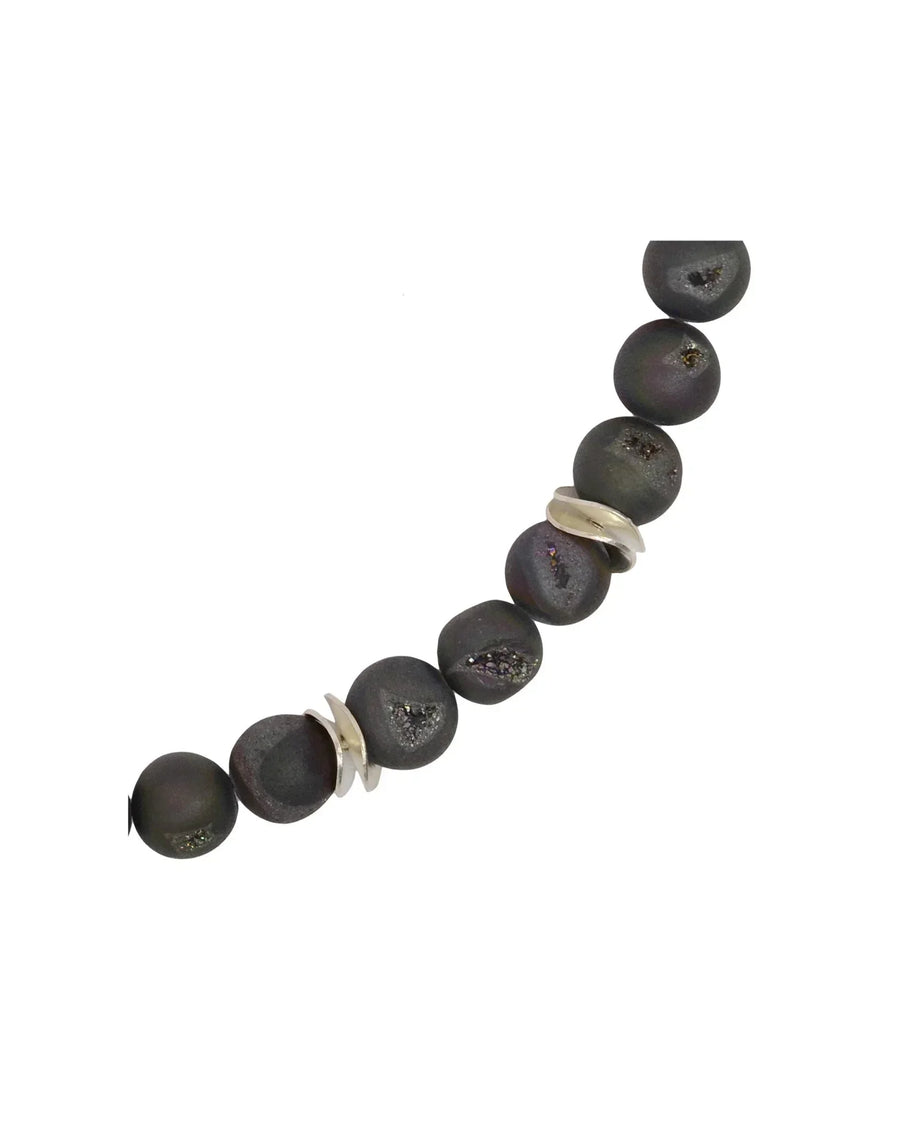 Black Onyx Druzy Detail Pruden and Smith