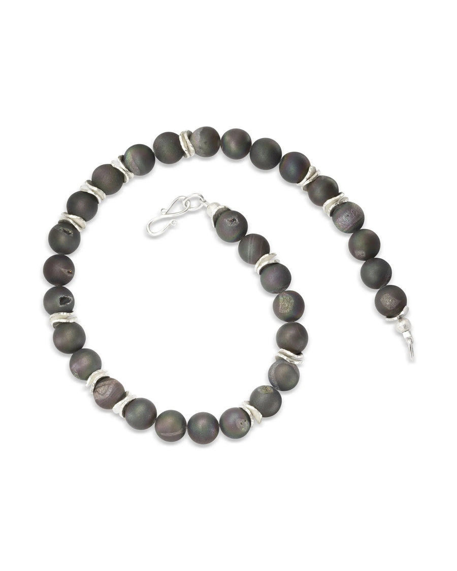Black Onyx Druzy Necklace Necklace Pruden and Smith