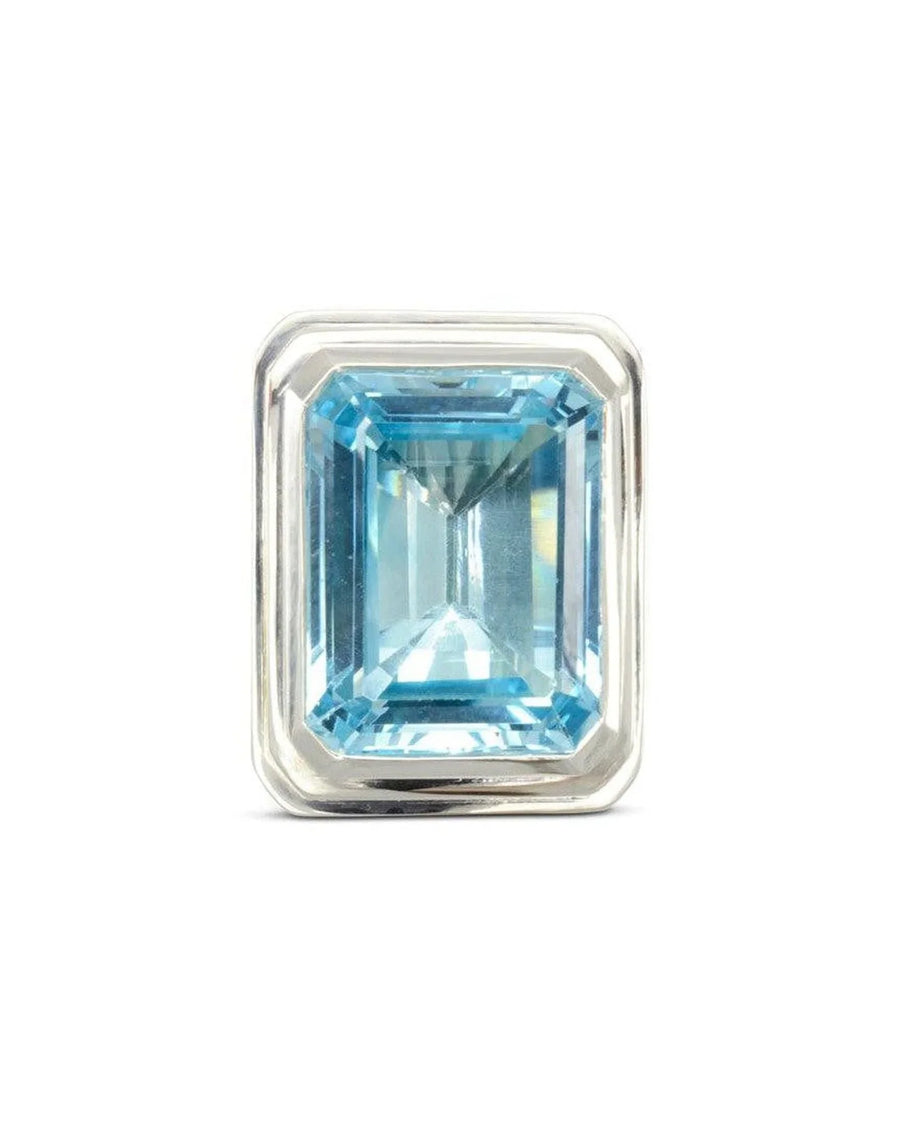 Blue Topaz Cocktail Ring Ring Pruden and Smith