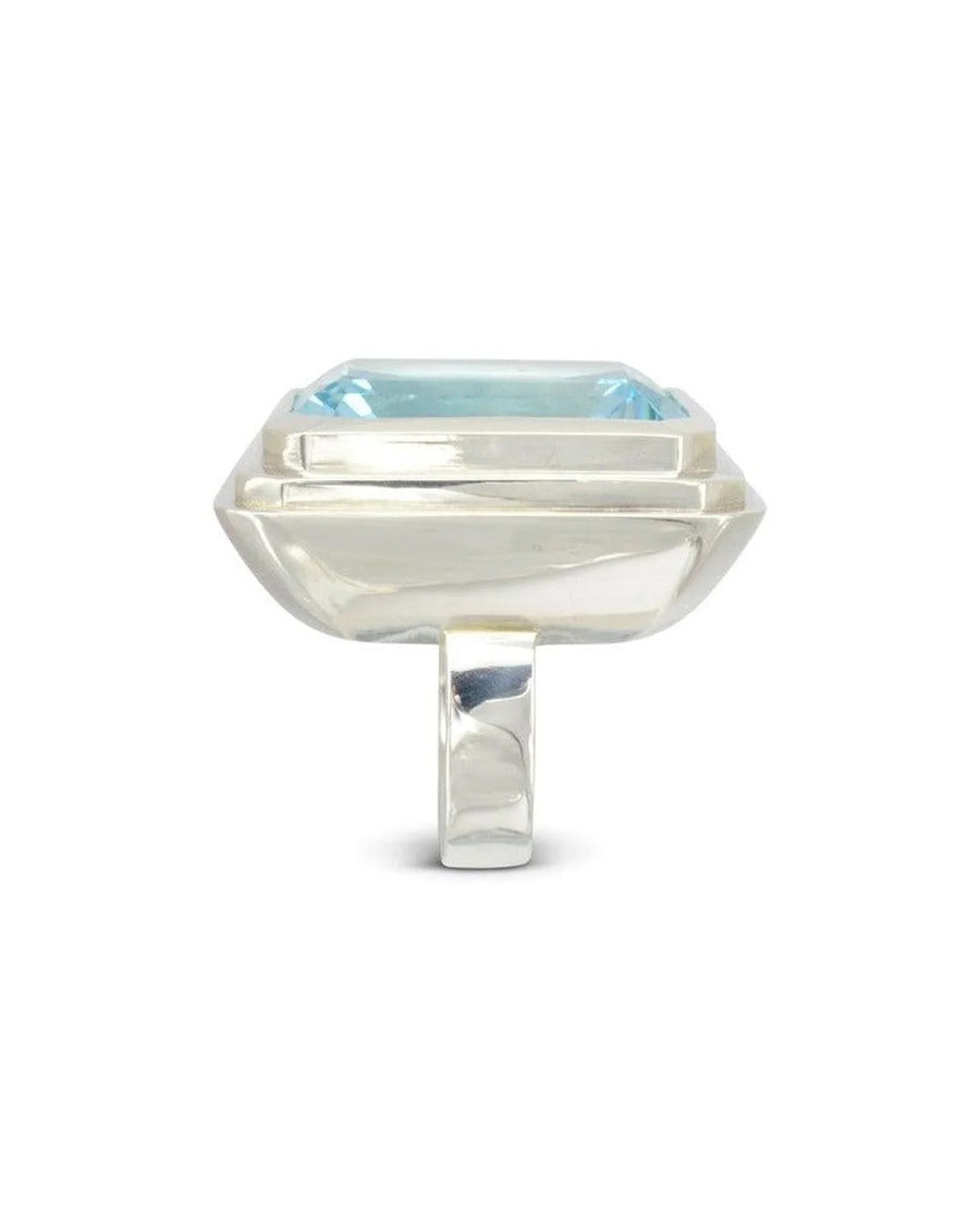 Blue Topaz Cocktail Ring Ring Pruden and Smith