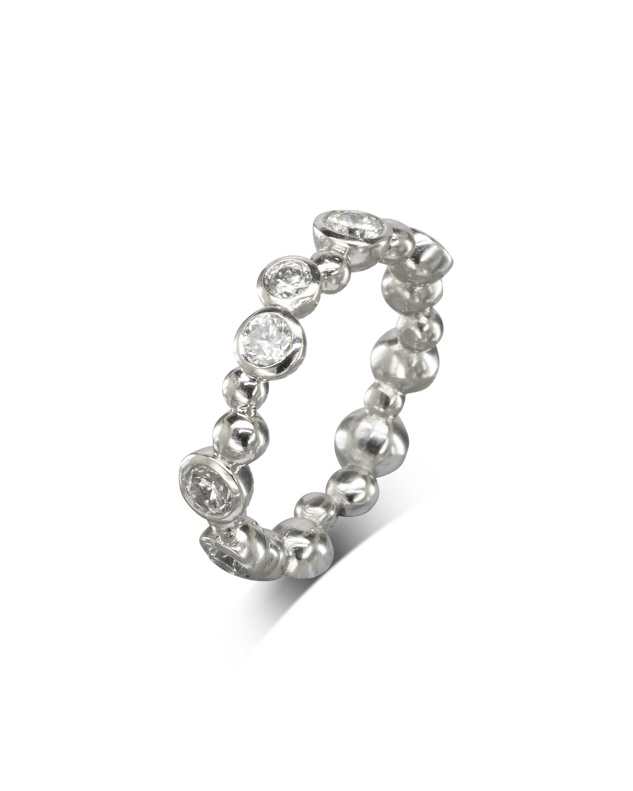 Bubbles Random Diamond Eternity Ring Pruden and Smith