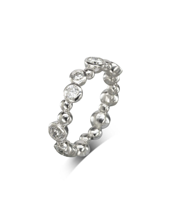 Bubbles Random Diamond Eternity Ring Pruden and Smith