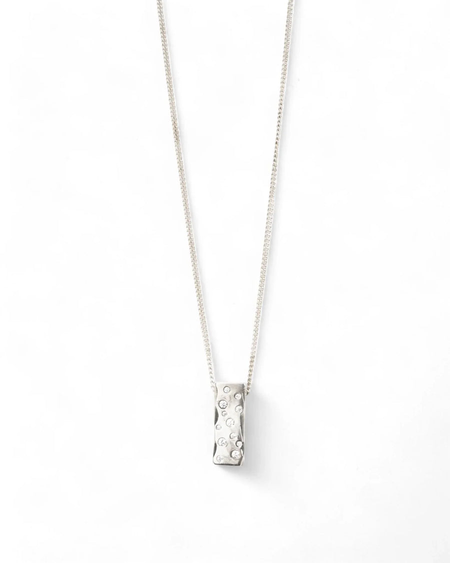 Carved Scattered Diamond Pendant Pendant Pruden and Smith