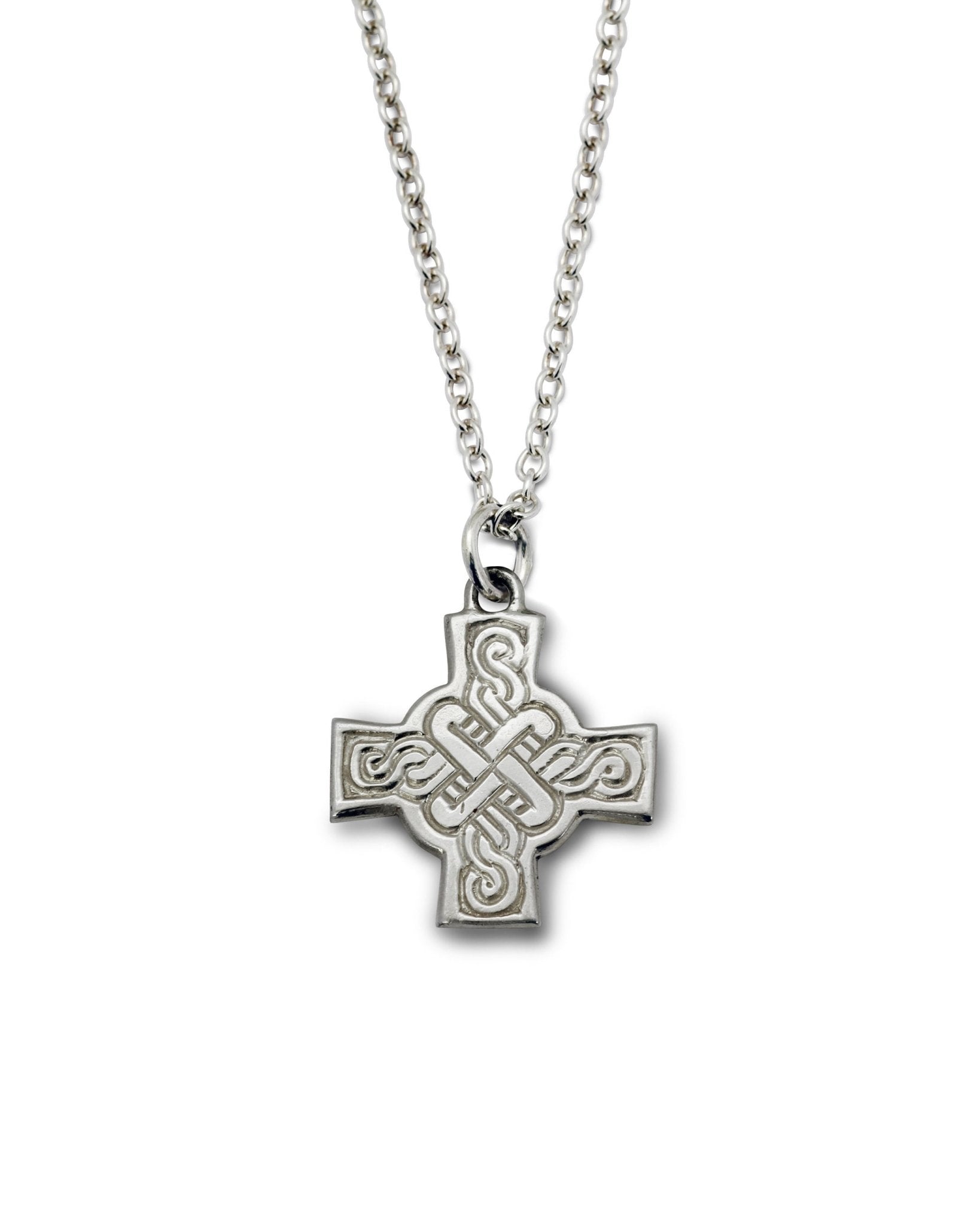 Celtic Cross Silver Pendant Pendant Pruden and Smith