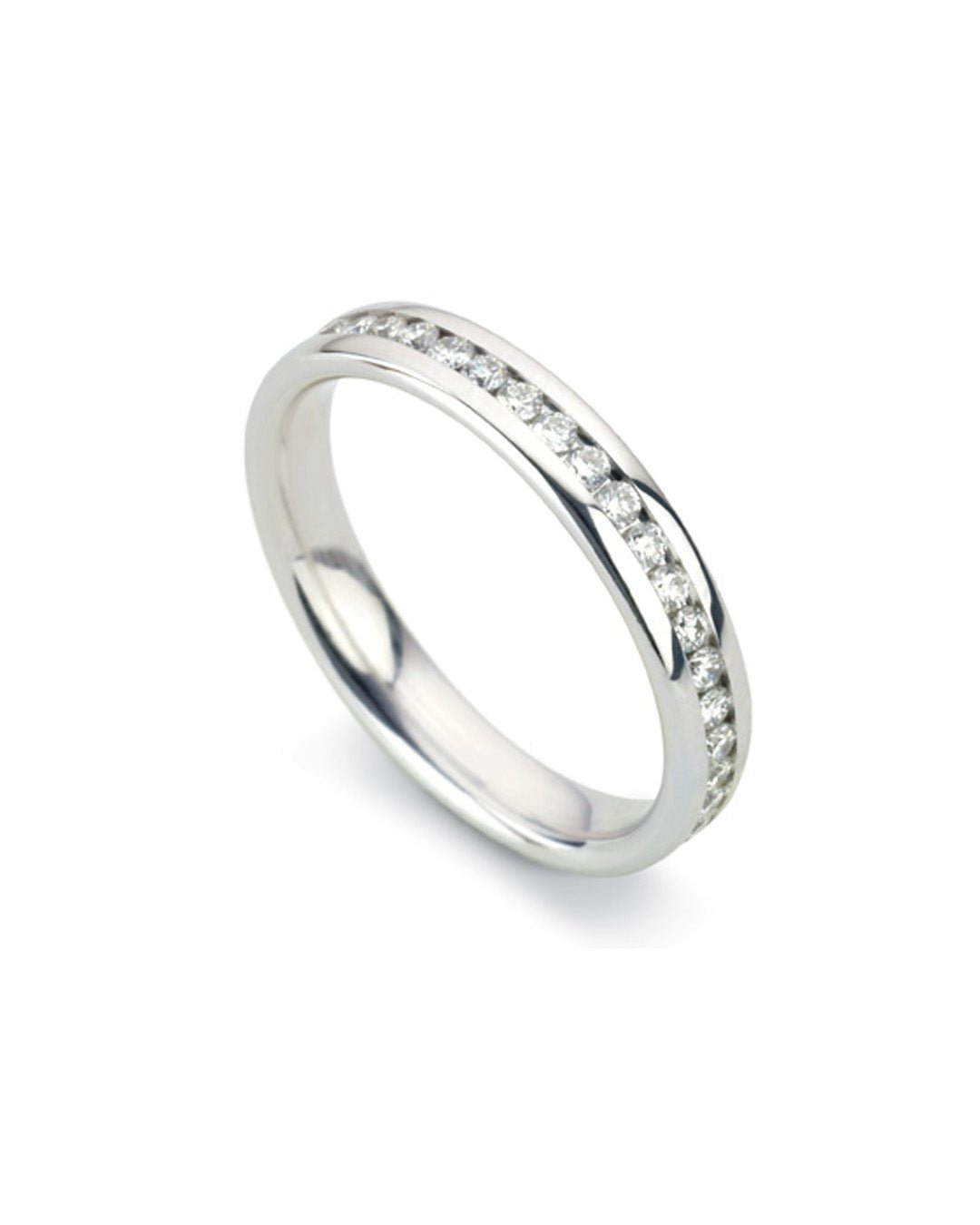 Channel Set Diamond Full Eternity Ring Ring Pruden and Smith
