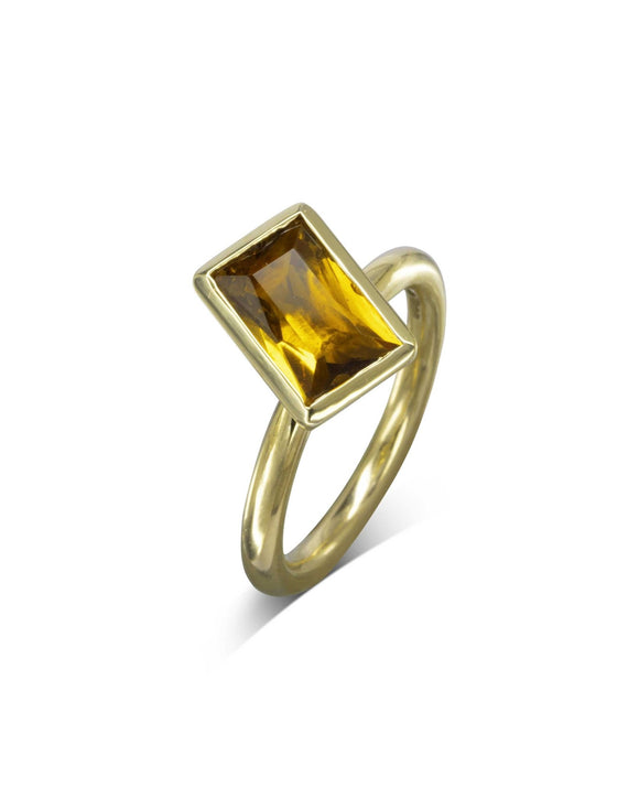 Citrine Dress Ring Ring Pruden and Smith