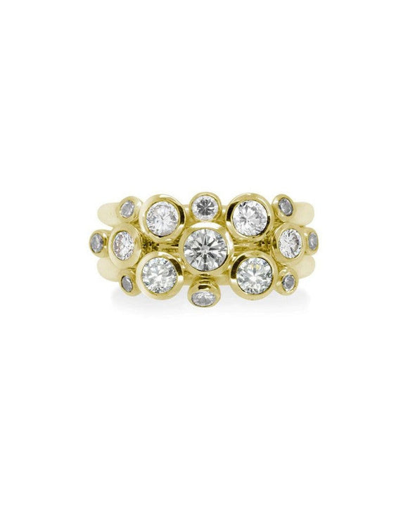 Classic Diamond Stacking Ring Set Ring Pruden and Smith 18ct Yellow Gold