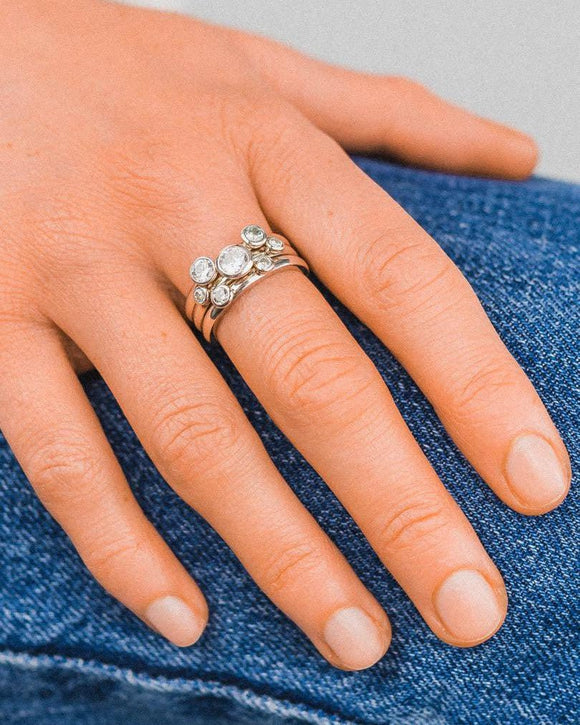 Classic Diamond Stacking Rings Set (1ct) Ring Pruden and Smith