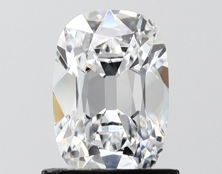 1.23ct Cushion Lab-Grown Diamond — for 2.57ct Chunky Cushion Cut Bezel Engagement Ring