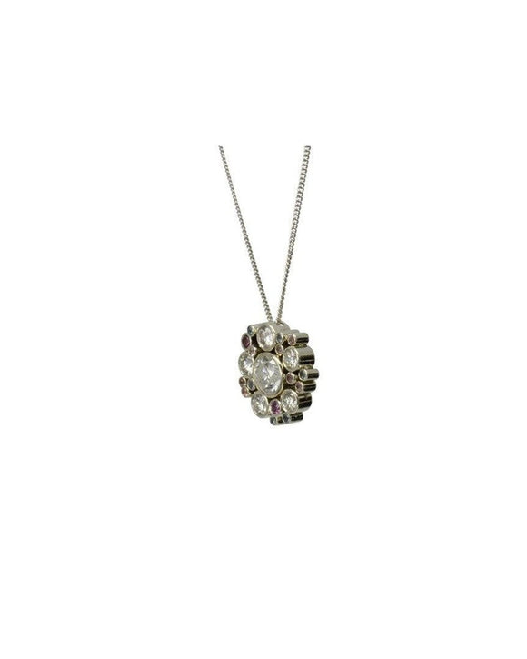 Diamond Cluster Pendant Pendant Pruden and Smith