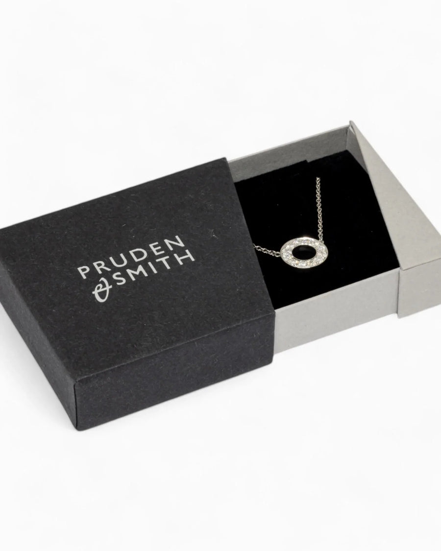 Diamond Ring Pendant Pendant Pruden and Smith Boxed