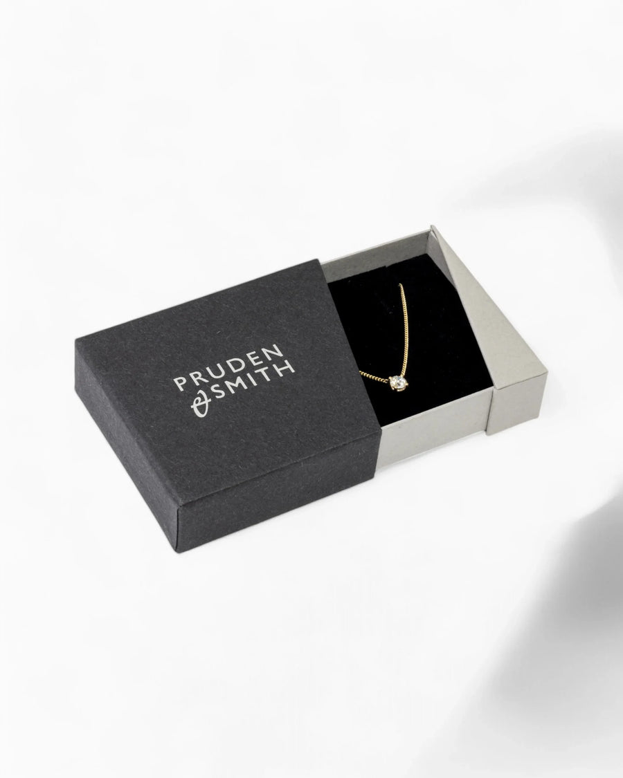 Diamond Solitaire Pendant Pendant Pruden and Smith