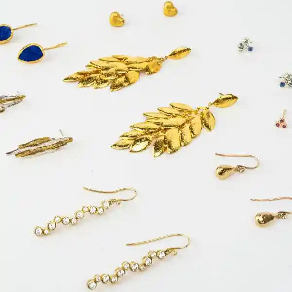 A selection of unusual earrings