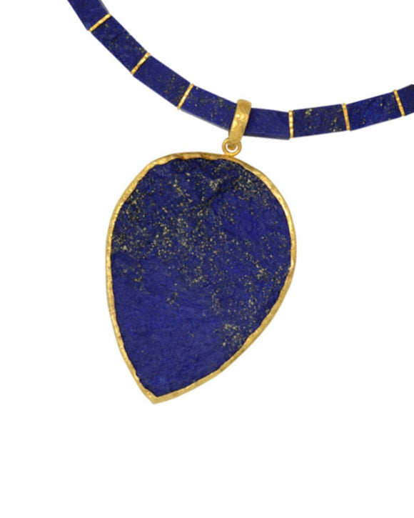 Extra Large Lapis Lazuli Pendant Pruden and Smith