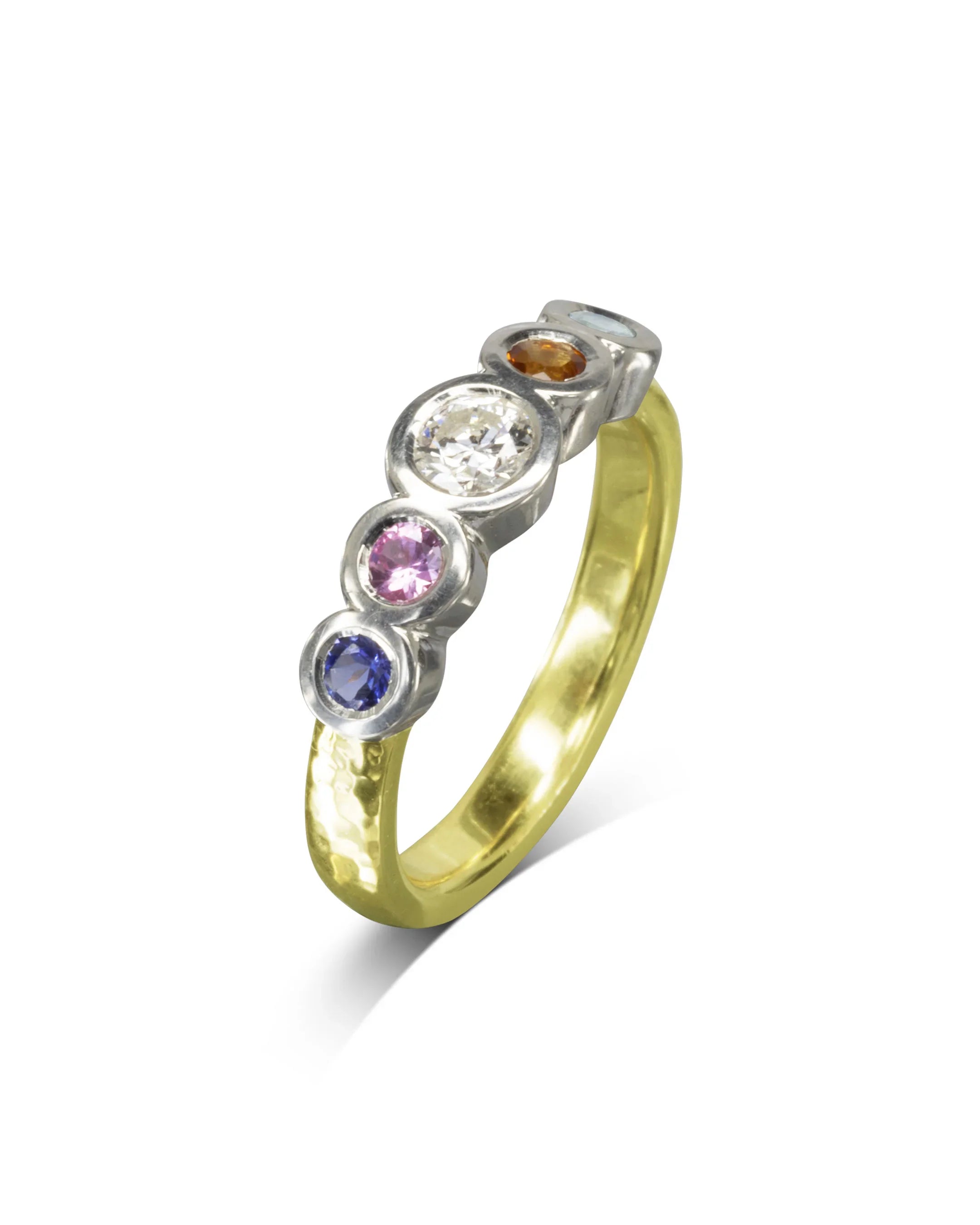 Bague d'éternité avec pierre de naissance Pruden and Smith